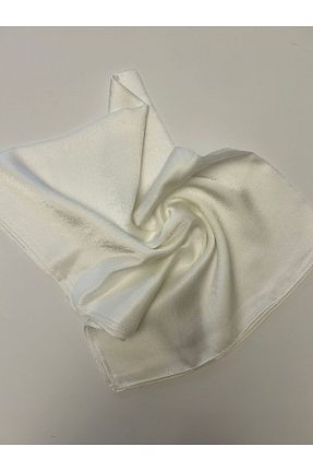 شال سفید زنانه شیفون Silk Home - کد 861077636