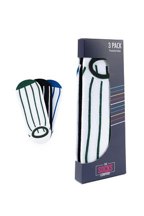 جوراب سفید مردانه پنبه - الاستین The Socks Company - کد 732426608