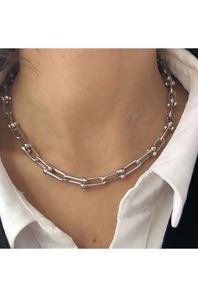 گردنبند جواهر زنانه برنجی Eylülün Takısı - کد 844135028