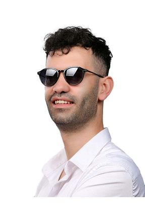 عینک آفتابی مشکی مردانه UV400 Bern Glasses - کد 813636588