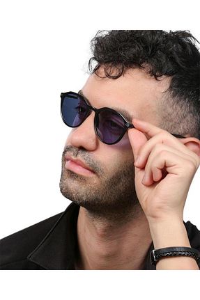 عینک آفتابی مشکی مردانه UV400 Bern Glasses - کد 813636446