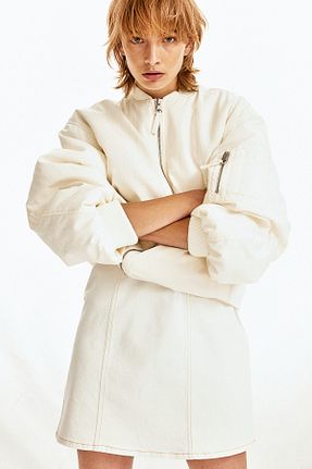 لباس بژ زنانه بافتنی H&M - کد 859089651