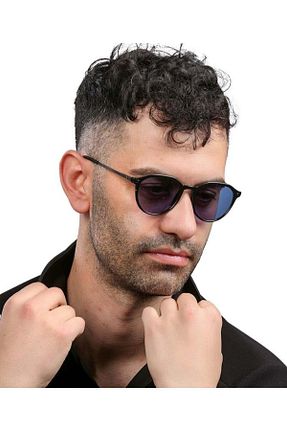 عینک آفتابی مشکی مردانه UV400 Bern Glasses - کد 813636446