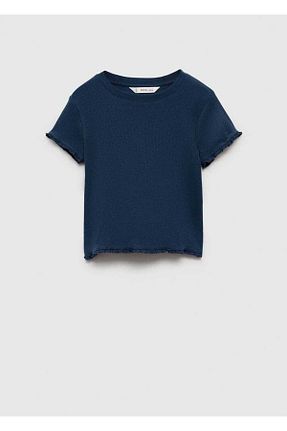 تیشرت سرمه ای بچه گانه رگولار MANGO Kids - کد 824259380