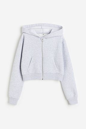 سوئیشرت سفید بچه گانه ساده H&M - کد 859133091