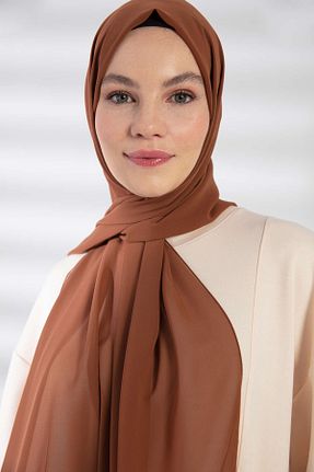شال سبز زنانه شیفون PURESCARFS - کد 849768471