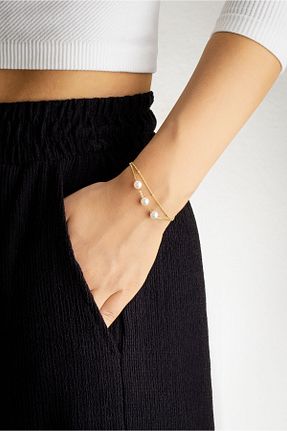 دستبند مروارید زرد مروارید اقیانوس So Chic - کد 798322613