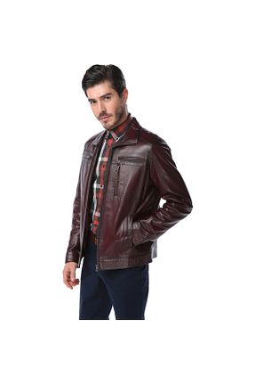 کاپشن زرشکی مردانه Relaxed Dericlub - کد 2704096