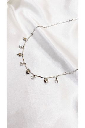 گردنبند جواهر زنانه برنجی Eylülün Takısı - کد 841307681