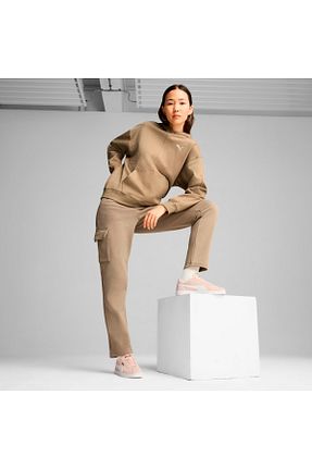 کفش اسنیکر صورتی زنانه بند دار Puma - کد 842041154