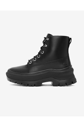 بوت / نیم بوت مشکی زنانه چرم خالص Timberland - کد 856856081