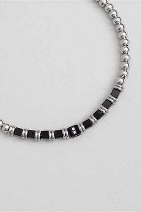 دستبند استیل (فولاد) متالیک مردانه استیل (فولاد) So Chic - کد 860699675