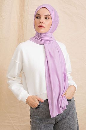 شال بنفش زنانه پنبه ای PURESCARFS - کد 849768510
