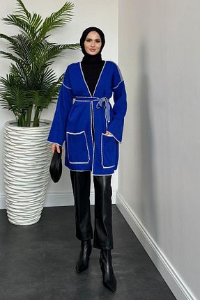 رویه حجاب سرمه ای رگولار MERVEN AKYÜZ - کد 875763798