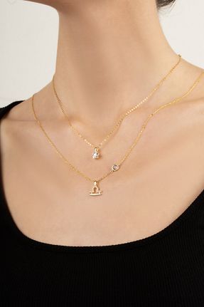 گردنبند نقره زرد زنانه 925 عیار So Chic - کد 733442407