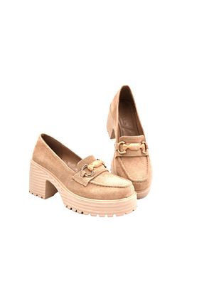کفش کلاسیک قهوه ای زنانه چرم مصنوعی Park Moda - کد 776078223