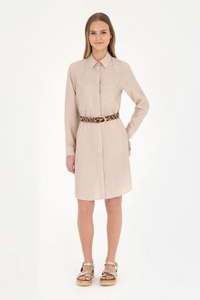 لباس بژ زنانه بافتنی U.S. Polo Assn. - کد 832519594
