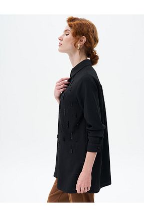پیراهن حجاب مشکی زنانه رگولار Kayra - کد 861157934