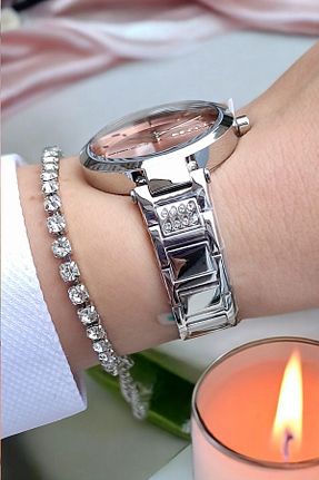 ساعت مچی متالیک زنانه 34 میلی متر Daniel Klein - کد 728981577
