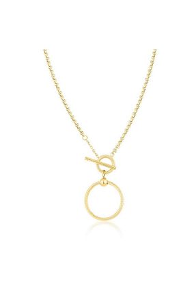 گردنبند استیل ( فولاد ) طلائی زنانه استیل (فولاد) Daniel Klein - کد 837124540