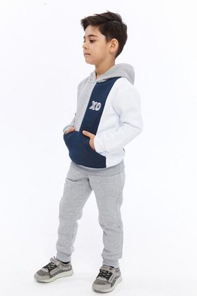 ست لباس راحتی طوسی بچه گانه چاپی XO Kids - کد 861188208