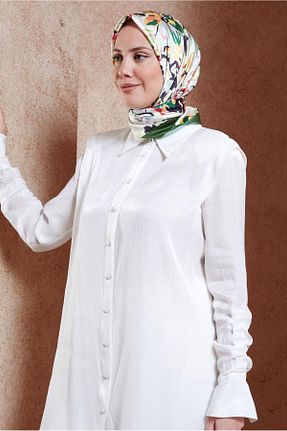 روسری سبز پلی استر Alvina - کد 861166212