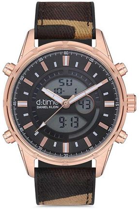 ساعت مچی قهوه ای مردانه 41-45 میلی متر Daniel Klein - کد 785090068