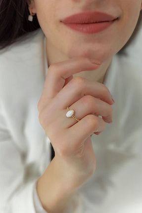 انگشتر استیل (فولاد) سفید زنانه استیل (فولاد) Çlk Accessories - کد 472883813