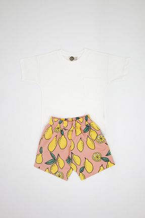 شلوارک ساحلی صورتی بچه گانه لیکرا rg kidsstore - کد 857152912