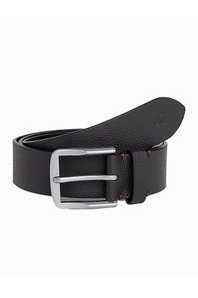 کمربند قهوه ای مردانه چرم خالص Calvin Klein - کد 833232463