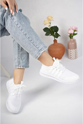 کفش اسنیکر سفید زنانه بند دار XStreet - کد 282423650