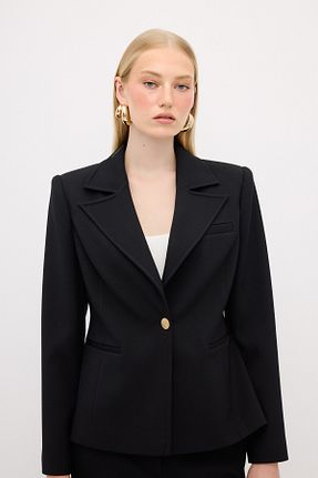 کت مشکی زنانه Fitted adL - کد 859178921