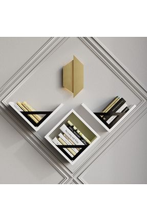 قفسه دیواری سفید 58 سانتی متر Decormet - کد 318887583