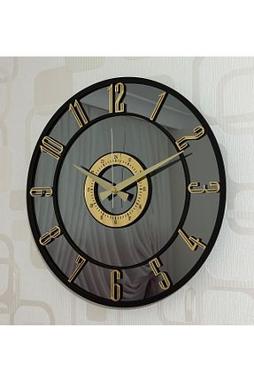 ساعت دیواری مشکی 40 * 40 Pey Aksesuar - کد 861207074