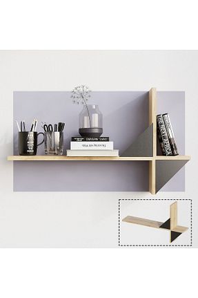 قفسه دیواری قهوه ای 80 سانتی متر Decormet - کد 318895607