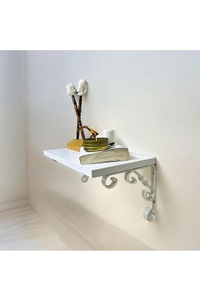 قفسه دیواری سفید 50 سانتی متر Decormet - کد 812465485