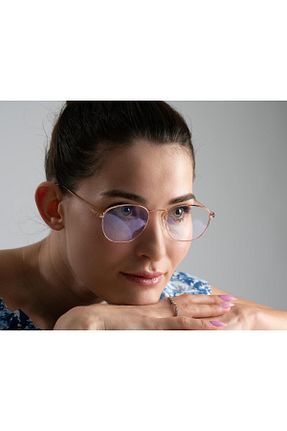 عینک محافظ نور آبی صورتی زنانه پلاستیک Glare - کد 447894964