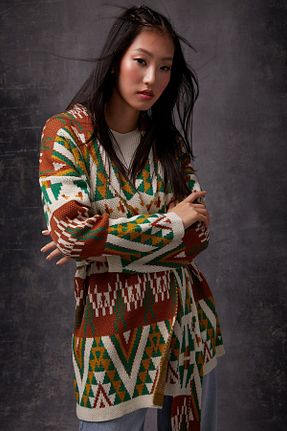 رویه قهوه ای زنانه اکریلیک - پلی استر SHERIN - کد 355291709