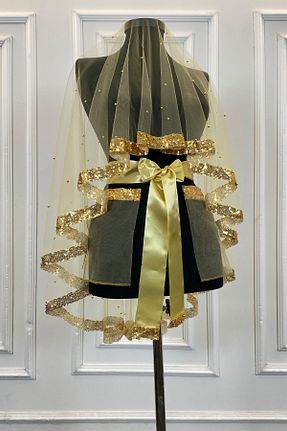 عقد و عروسی و حنابندان زرد ZEYMERADE - کد 861231644
