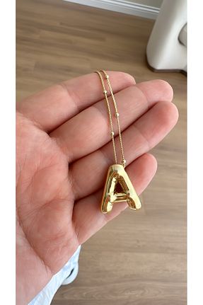گردنبند نقره طلائی زنانه 925 عیار Bysevisilver - کد 861255145