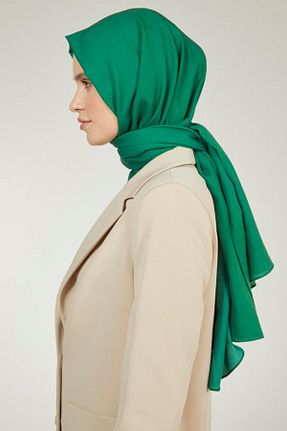 شال سبز زنانه پنبه ای Zühre - کد 785231315