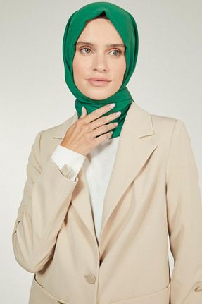 شال سبز زنانه پنبه ای Zühre - کد 785231315