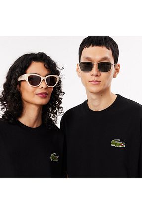 تیشرت مشکی مردانه رگولار Lacoste - کد 848118344