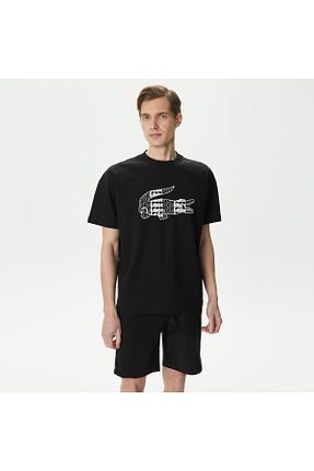 تیشرت مشکی مردانه رگولار Lacoste - کد 820854642