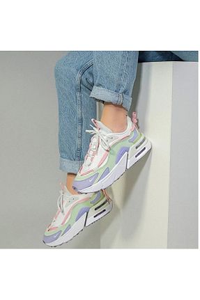 کفش اسنیکر سفید زنانه بند دار Nike - کد 861261017
