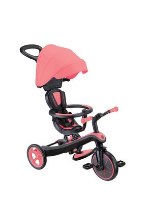 کالسکه 3 چرخ کودک صورتی Tek Elle Katlama Globber - کد 861270192