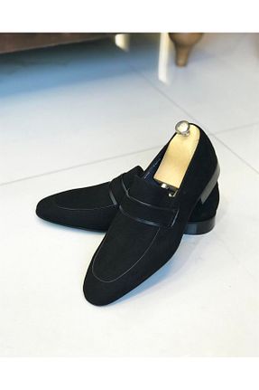 کفش کلاسیک مشکی مردانه جیر TerziAdemAltun - کد 50904177