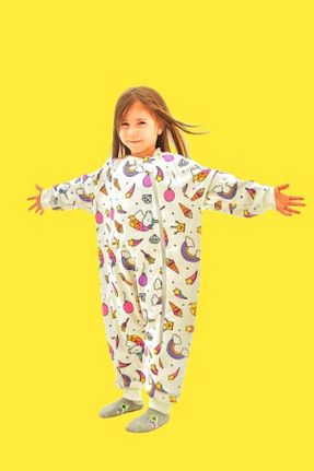 سرهمی خواب سفید بچه گانه پنبه ای Happystore - کد 65774679