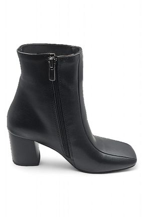 بوت / نیم بوت مشکی زنانه چرم مصنوعی Melen Shoes - کد 854474976