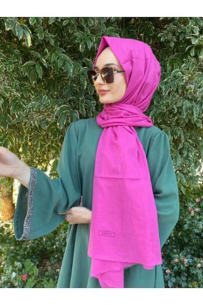 شال صورتی زنانه پنبه ای ipekevi - کد 861306733